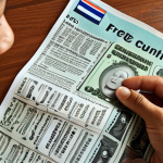 **"Free product offer with hidden terms and conditions. Focus on fine print and deceptive advertising. Thai baht currency symbol in the background. Concerned Thai consumer."** (This image aims to visualize the "free...but with conditions" scam, emphasizing the importance of reading the fine print.)