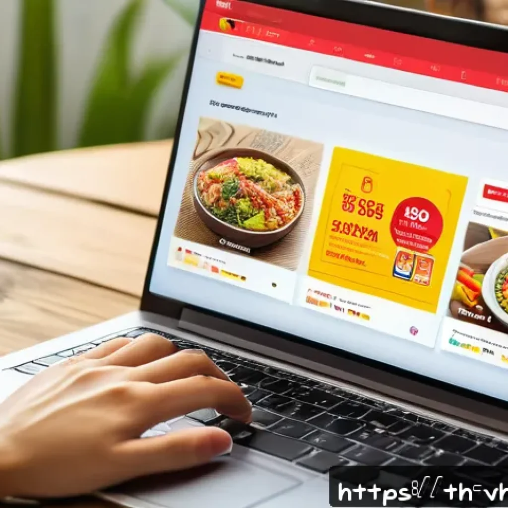 다크패턴과 소비자 심리학 - A detailed digital illustration of a modern Thai online shopping website interface on a laptop scree...